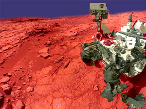 Curiosity Merak Mars gezegeninde karbondioksit, oksijen, kkrt bileikleri ve su buldu