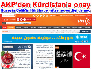 AKP Krdisyan'a onay verdi | AK Parti Genel Bakan Yardmcs Hseyin elik'in Krt haber sitesi Rudaw'a yapt aklamalar