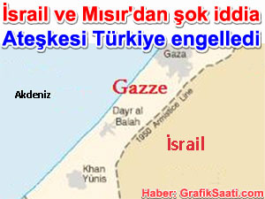 srail ve Msr'dan ok iddia atekesi Trkiye ve Katar engelledi