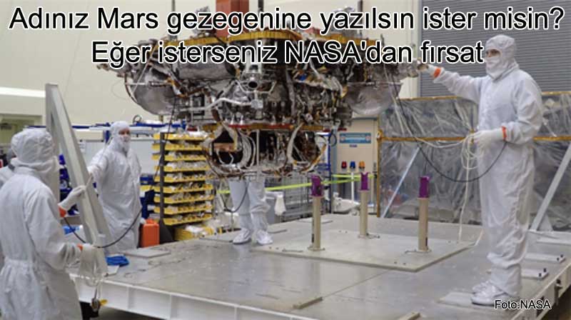 Adnz Mars gezegenine yazlsn ister misin? Eer isterseniz NASA'dan frsat