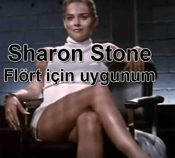 Sharon Stone: Flört için uygunum