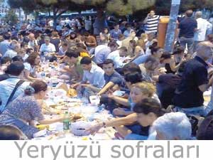 �hsan Elia��k yery�z� sofralar� iftarlar�