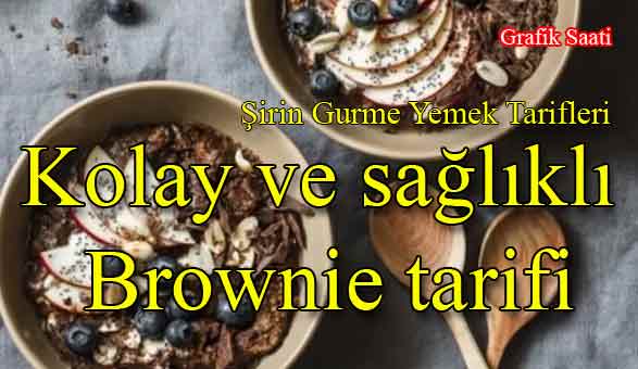 Kolay ve salkl brownie tarifi | irin Gurme yemek tarifleri